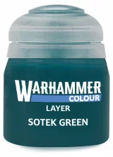Warhammer Colour Layer Paint (Sotek Green) - Deckfarbe, Grün