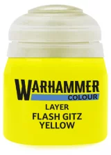 Warhammer Colour Layer Paint (Flash Gitz Yellow) - Abdeckfarbe, gelb
