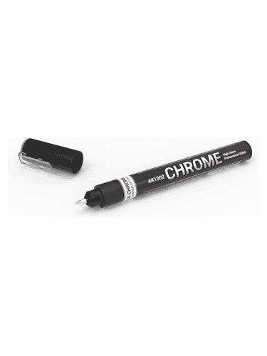 Farbmarker AK - Chrome metallic liquid marker (silber)