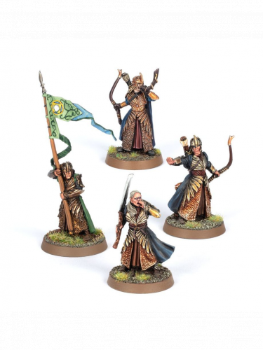 Brettspiel The Lord of the Rings - Middle-Earth Strategy Battle Game - Galadhrim Elf Commanders (4 Figuren)