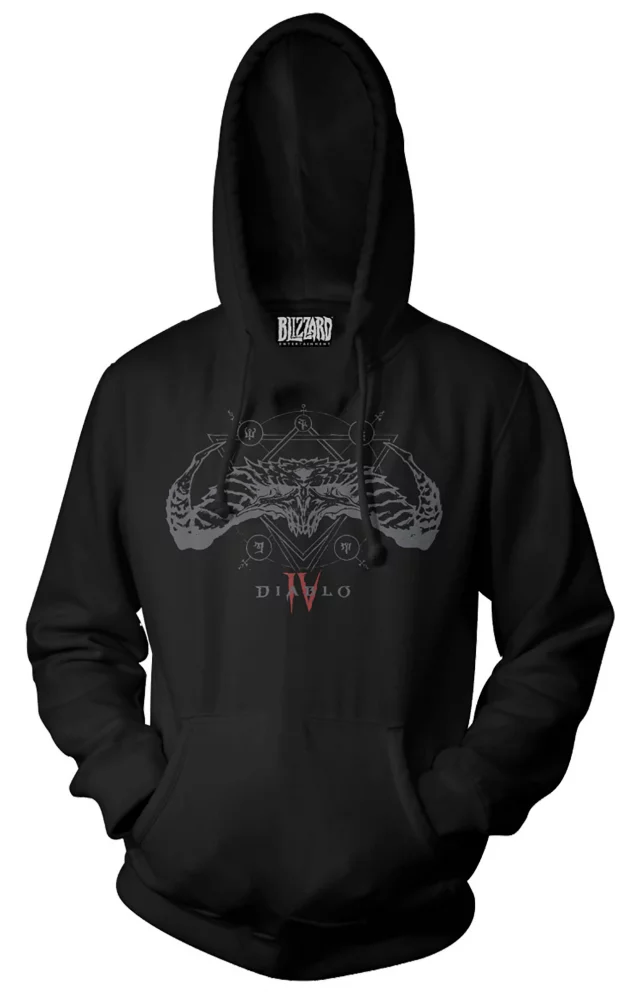Hoodie Diablo IV - Skull Runes - Blizzard