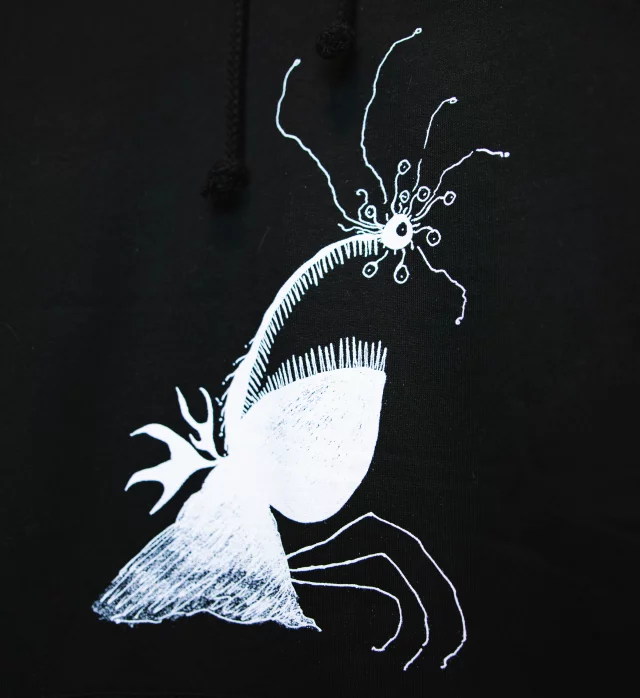 Hoodie Tim Burton - Monster (größe S)