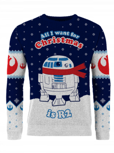 Weihnachtspullover Star Wars - R2-D2 Christmas Jumper