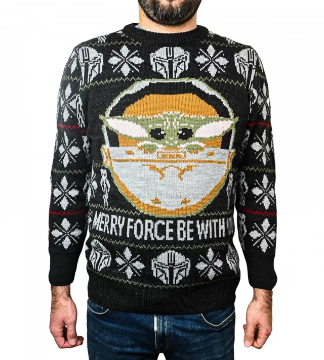 Weihnachtspullover Star Wars: The Mandalorian - The Child (größe XXL) - T-Shirt