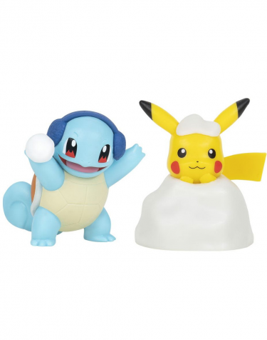 Figur Pokemon - Pikachu and Squirtle Holiday (Battle Figur Pack)