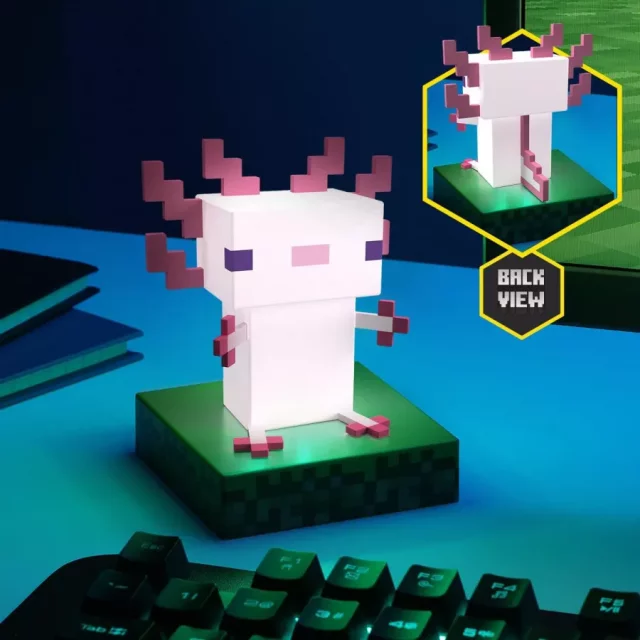 Tischlampe Minecraft - Axolotl