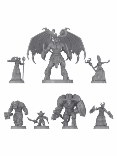Figurenset Dungeons & Dragons x World of Warcraft (Set 1)