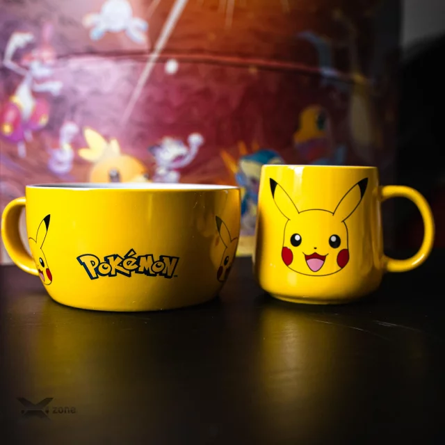 Frühstücksset Pokémon - Pikachu - Tassen