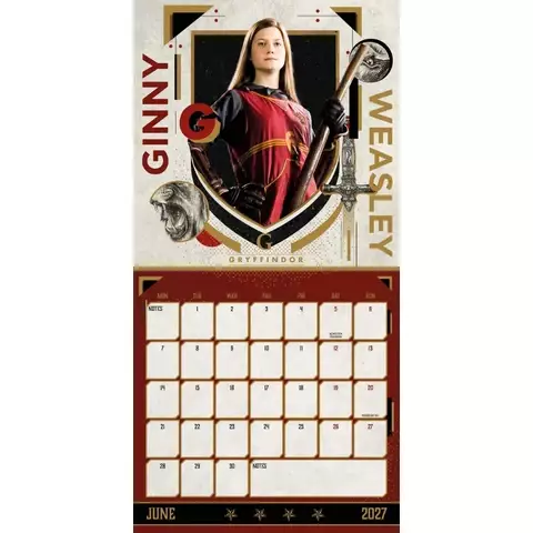 Geschenkset Harry Potter - 25th Anniversary (Kalender 2027, Notizbuch, Kugelschreiber)
