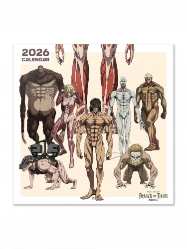 Kalender Attack on Titan 2026