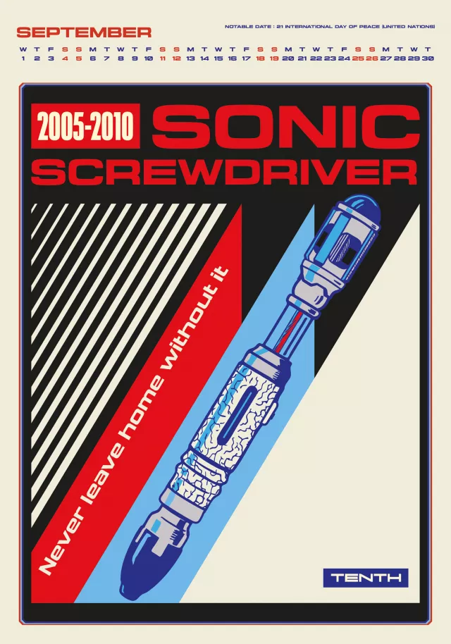 Kalender Doctor Who Classic Deluxe 2027 (A3)