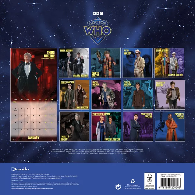 Kalender Doctor Who Classic Edition 2027