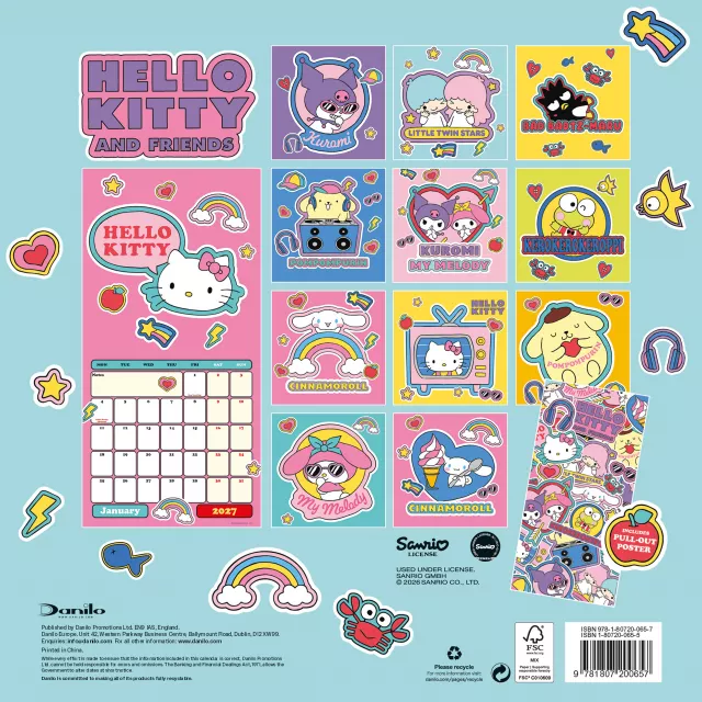Kalender Hello Kitty & Friends 2027