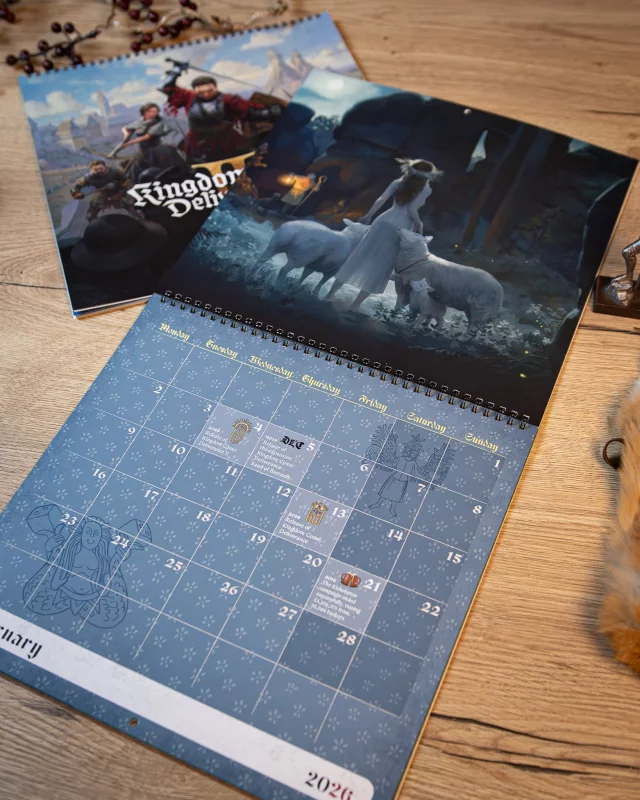 Wandkalender Kingdom Come: Deliverance II 2026 ENG - Xzone Originals