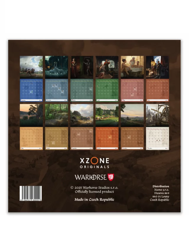 Wandkalender Kingdom Come: Deliverance II 2026 ENG - Xzone Originals