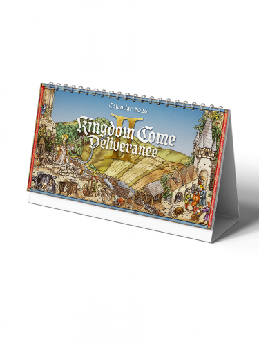 Tischkalender Kingdom Come: Deliverance II 2026 ENG