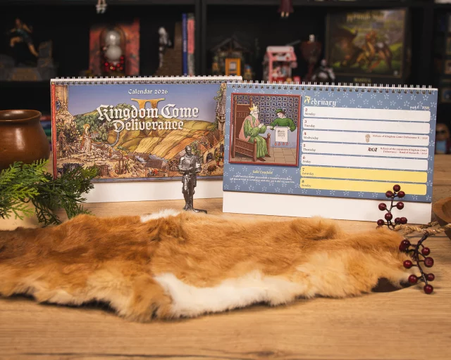 Tischkalender Kingdom Come: Deliverance II 2026 ENG - Xzone Originals