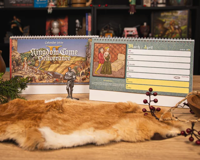 Tischkalender Kingdom Come: Deliverance II 2026 ENG - Xzone Originals