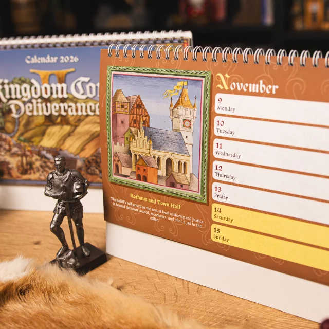 Tischkalender Kingdom Come: Deliverance II 2026 ENG - Xzone Originals
