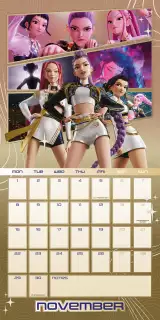 Kalender KPop Demon Hunters 2027 (16 Monate)
