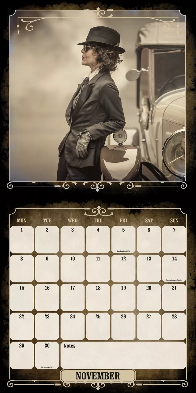 Kalender Peaky Blinders 2027
