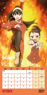 Kalender Spy x Family 2027 - Anime