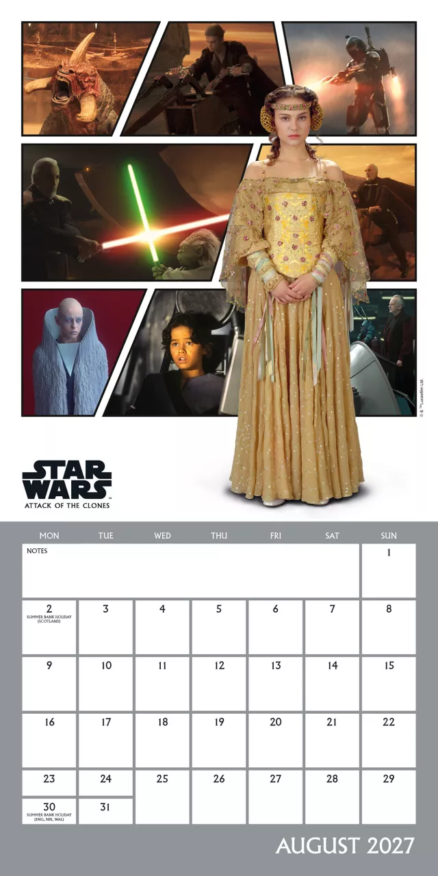 Kalender Star Wars Classic 2027