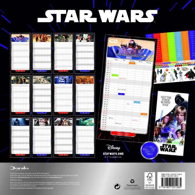 Kalender Star Wars Classic - Family Organiser 2027 (+ Sticker)