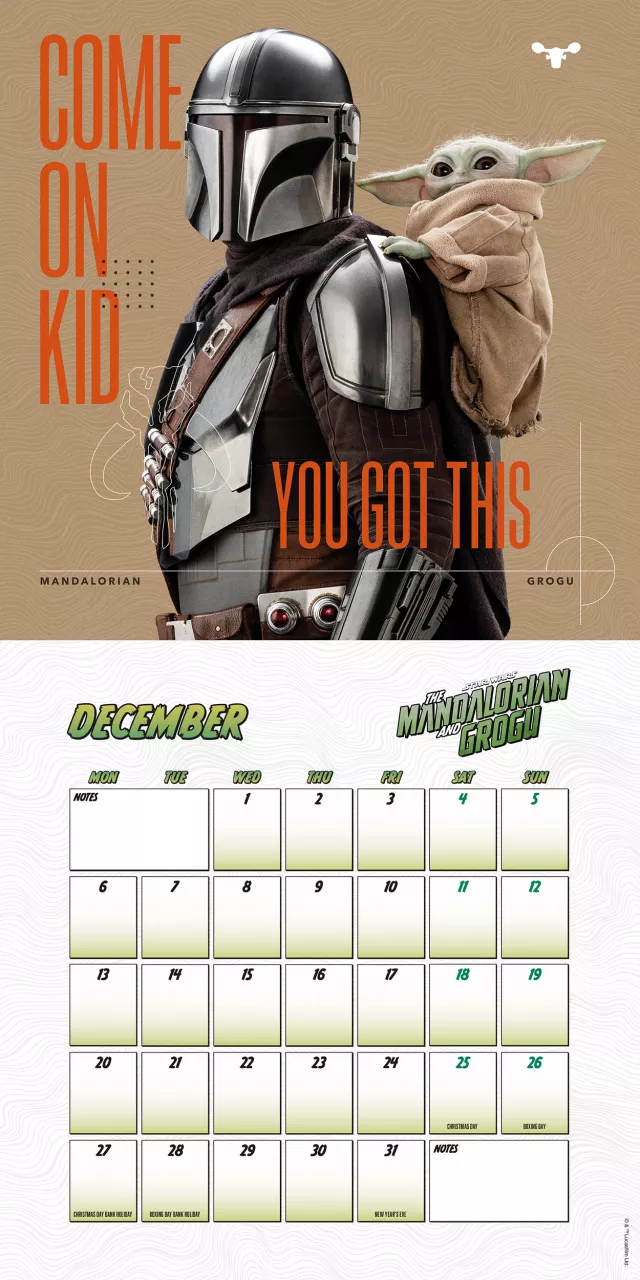Kalender Star Wars: The Mandalorian and Grogu 2027