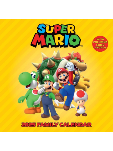 Kalender Super Mario Family 2025