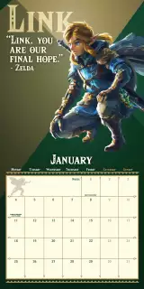Kalender The Legend of Zelda: Tears of the Kingdom 2027