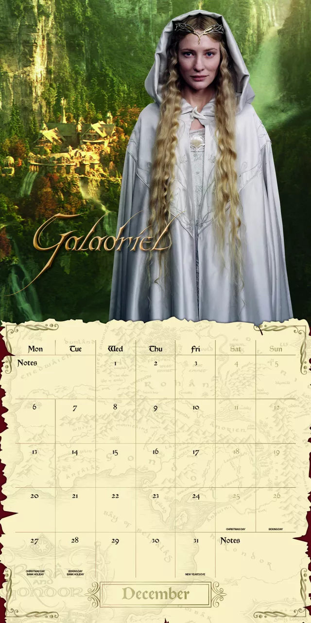 Kalender The Lord of the Rings 2027