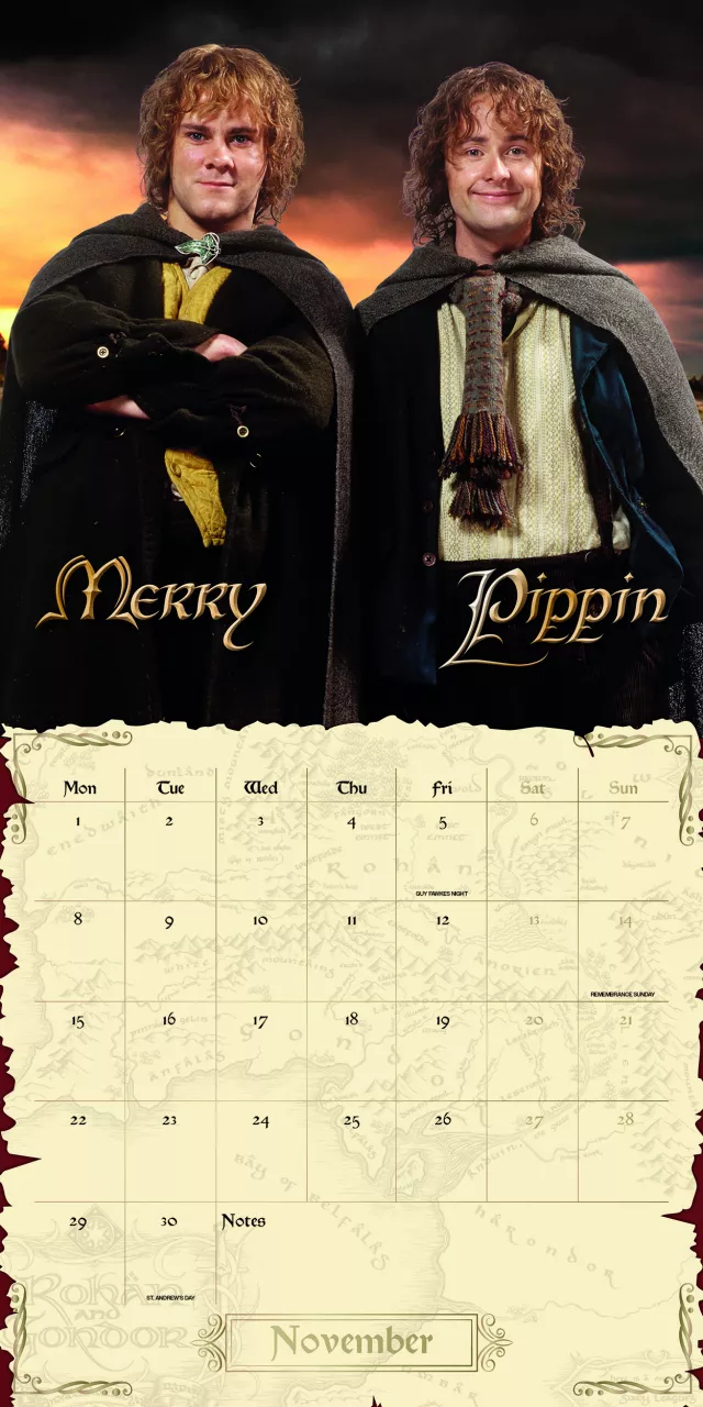 Kalender The Lord of the Rings 2027