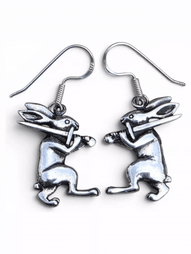 Ohrringe Kingdom Come: Deliverance II - Silver Rabbit