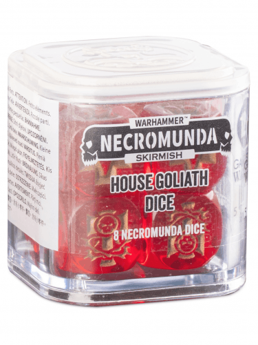 Würfel Warhammer Necromunda - House Goliath (8 Stk)
