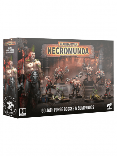 Warhammer: Necromunda - Forge Bosses & Sumpkrocs (8 Figuren)