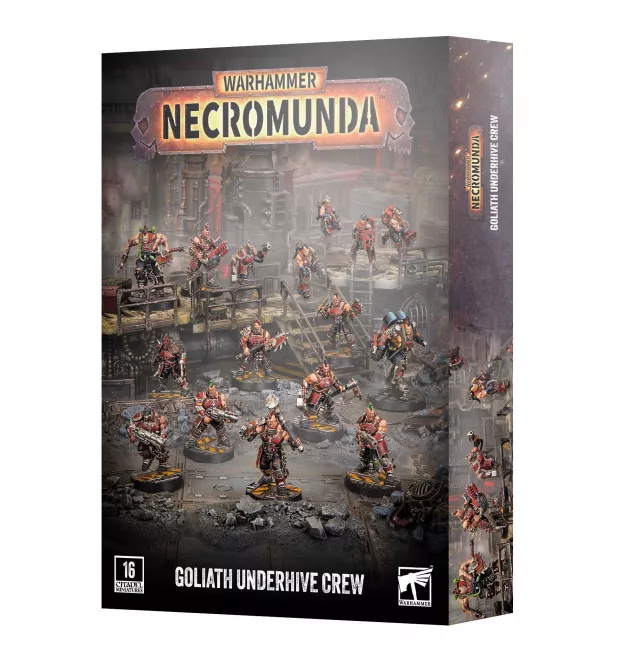 Warhammer Necromunda - Goliath Underhive Crew (16 Figuren) - Brettspiel