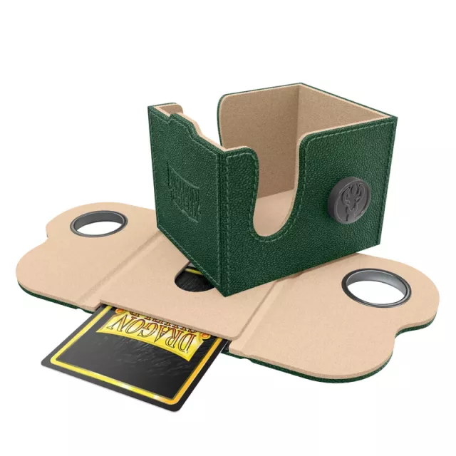 Kartenbox Dragon Shield - Lock System Dragon Box 100+ - Green & Sand - Kartenboxen