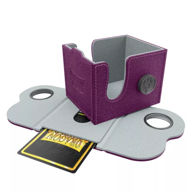 Kartenbox Dragon Shield - Lock System Dragon Box 100+ - Purple & Frost - Kartenboxen