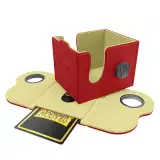 Kartenbox Dragon Shield - Lock System Dragon Box 100+ - Red & Lemon - Kartenboxen