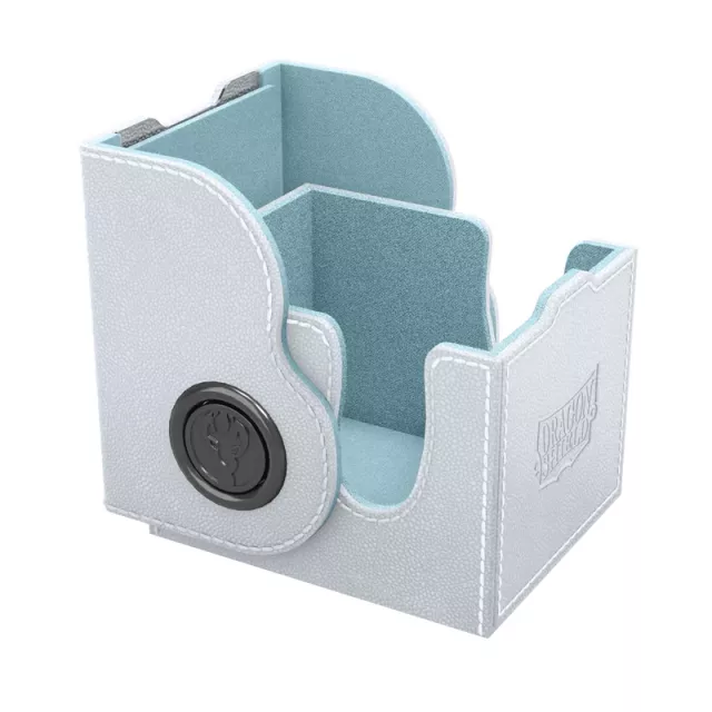 Kartenbox Dragon Shield - Lock System Dragon Box 100+ - White & Aqua - Kartenboxen