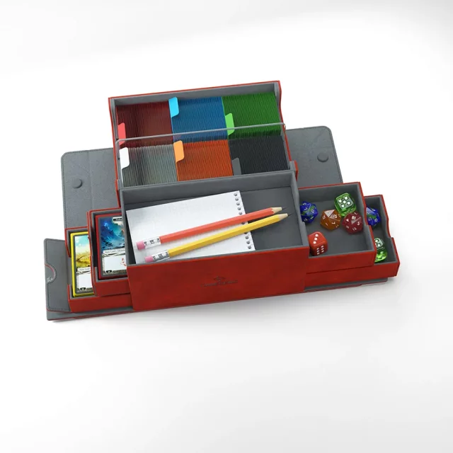 Kartenbox Gamegenic - Games Lair 600+ Convertible Red - Kartenboxen