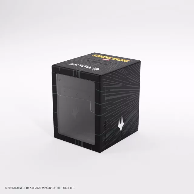 Kartenbox Gamegenic - Marvel Super Heroes - Bastion 100+ XL Comic Burst Black - Kartenboxen