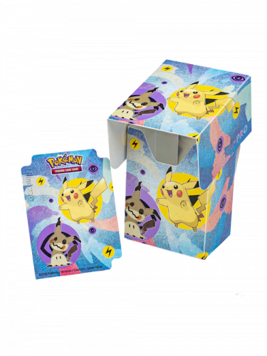 Kartenbox Pokémon - Pikachu & Mimikyu Vollansicht Deck Box