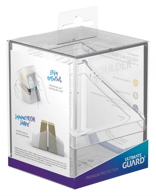 Kartenbox Ultimate Guard - Boulder Deck Case Standard Clear (100+) - TCG Sammelkartenspiel