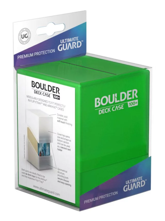 Kartenbox Ultimate Guard - Boulder Deck Case Standard Emerald (100+) - TCG Sammelkartenspiel