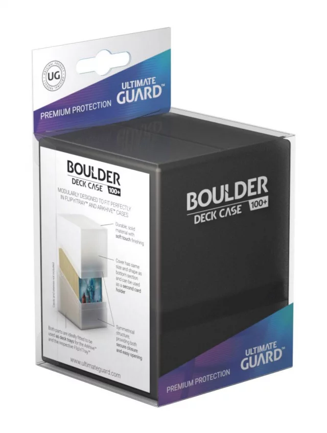 Kartenbox Ultimate Guard - Boulder Deck Case Standard Onyx (100+) - TCG Sammelkartenspiel