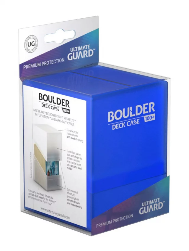 Kartenbox Ultimate Guard - Boulder Deck Case Standard Sapphire (100+) - TCG Sammelkartenspiel
