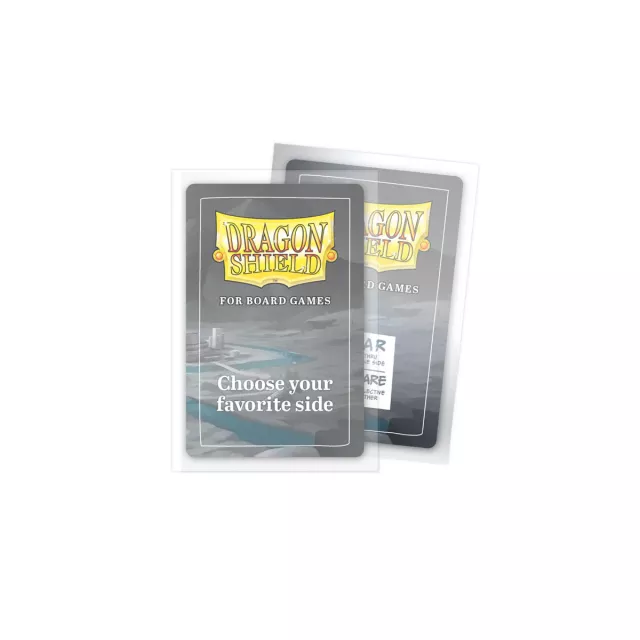 Kartenhüllen Dragon Shield - Board Game Sleeves American Mini Clear/Non-Glare (100 Stk.)