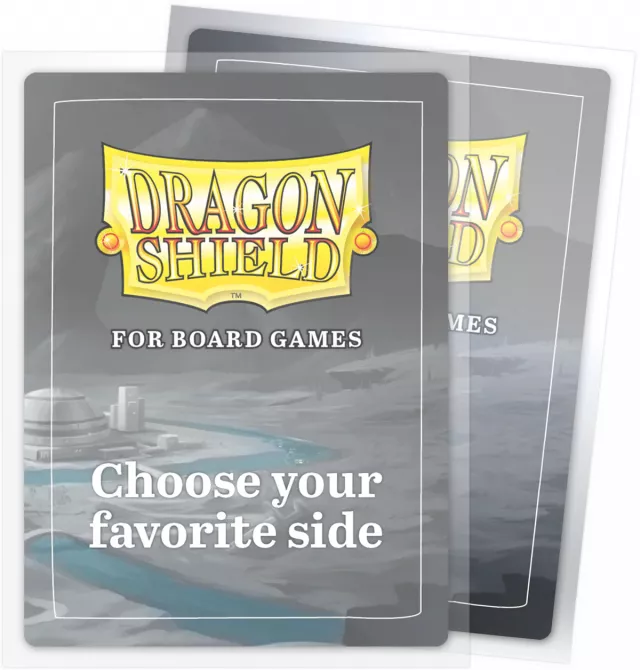Kartenhüllen Dragon Shield - Board Game Sleeves Common Standard Clear/Non-Glare (100 Stk.)